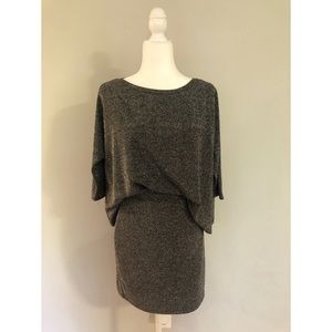 Veronica M lurex top and mini skirt set